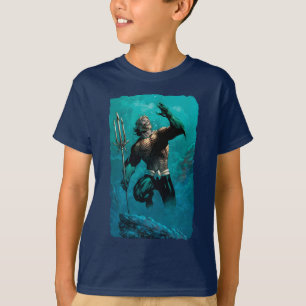 T-shirt Ligue Justice #10 Aquaman Noyé Variant de Terre