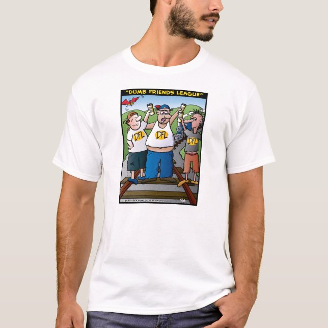 T-shirt "Ligue muette d'amis " (Devant)