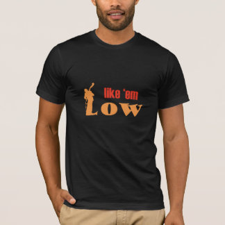 T-shirt Like'em low double bass player