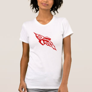 T-shirt lIKEY d'U la fusée orange