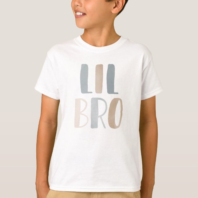 T-shirt Lil Bro Little Brother Boy (Devant)