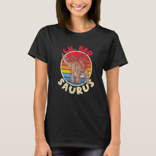 T-shirt Lil Bro Saurus I Stegosaurus Stenops I Family Matc