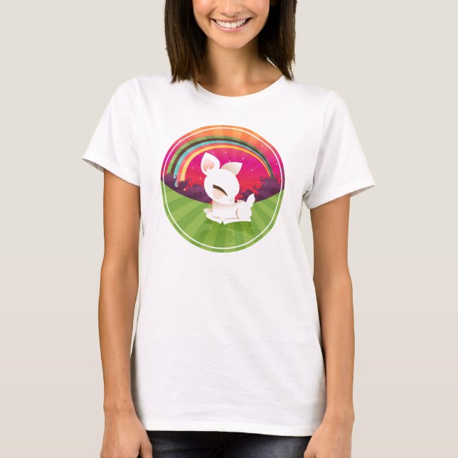 T-shirt Lil Deerie somnolent (Devant)