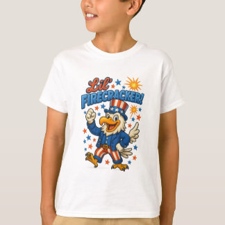 T-shirt Lil’ Firecracker Classical Freedom Eagle
