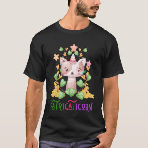 T-shirt Lil Miss Licorne Irlandaise Verte Fête St Patrick