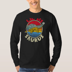 T-shirt Lil Sis Saurus I Ankylosaurus Dinosaur I Famille M