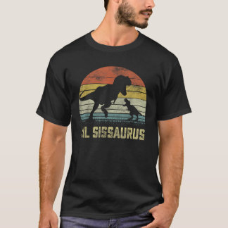 T-shirt Lil Sissaurus T Rex Dinosaur Lil Sis Saurus Famill