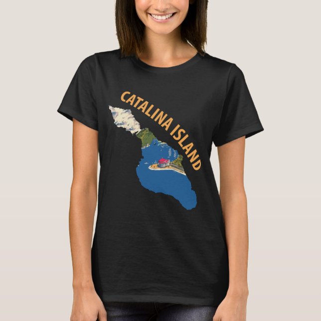 T-shirt L'île de Catalina (Devant)