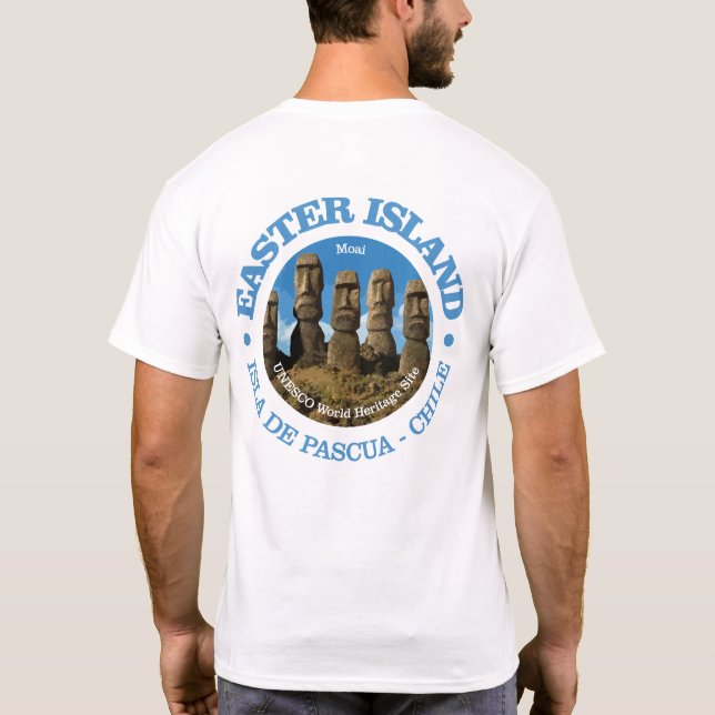T-shirt L'île de Pâques (Dos)