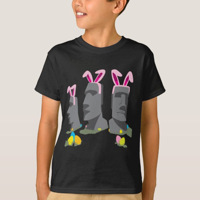 T-shirt L'île de Pâques (Devant)