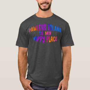 T-shirt L'ÎLE DE PAWLEYS Gradient coloré EST MON ENDROIT H