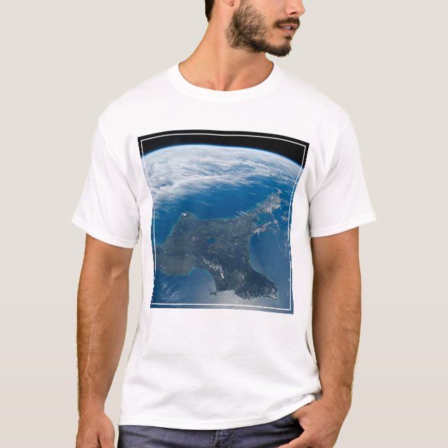 T-shirt L'île du Nord de la Nouvelle-Zélande. (Devant)