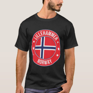 T-shirt Lillehammer, Norvège Ville