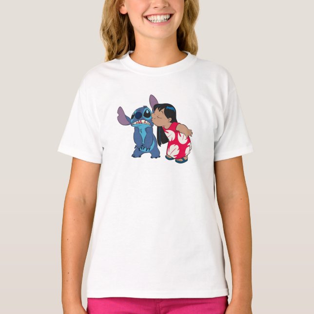 T-shirt Lilo embrasse Stitch (Devant)