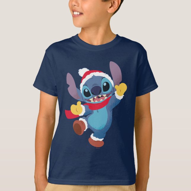 T-shirt Lilo et Stitch | Bonne Danse des Fêtes (Devant)