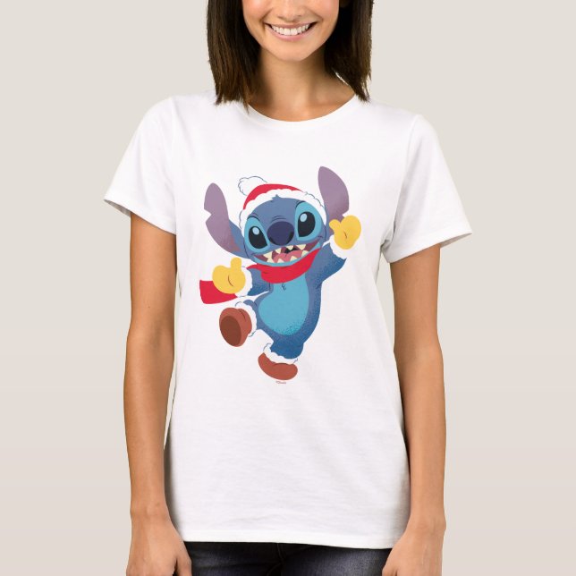T-shirt Lilo et Stitch | Bonne Danse des Fêtes (Devant)