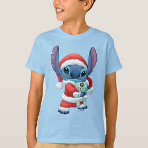 T-shirt Lilo et Stitch  Stitch du Père Noël