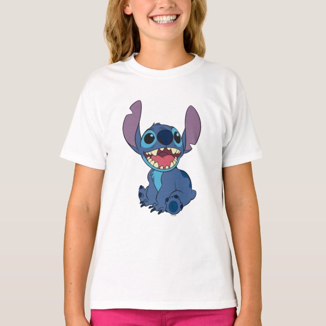 T-shirt Lilo & Stitch | Trait Excité (Devant)