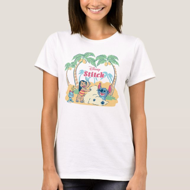 T-shirt Lilo & Stitch | Venez visiter les îles ! (Devant)