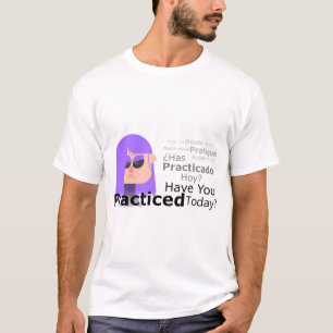 T-shirt Lily A Besoin De Vous Pratiquer (Texte Noir)