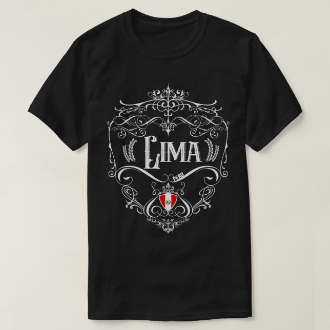 T-shirt Lima Conception Vintage 1 (Design devant)