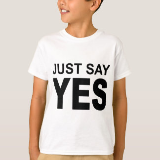 T-shirt l'image indiquent juste oui