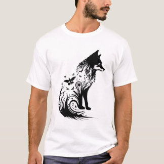 T-shirt l'imagination du loup