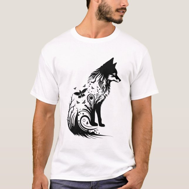 T-shirt l'imagination du loup (Devant)