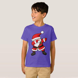 T-shirt Limande tamponnante de Noël du père noël