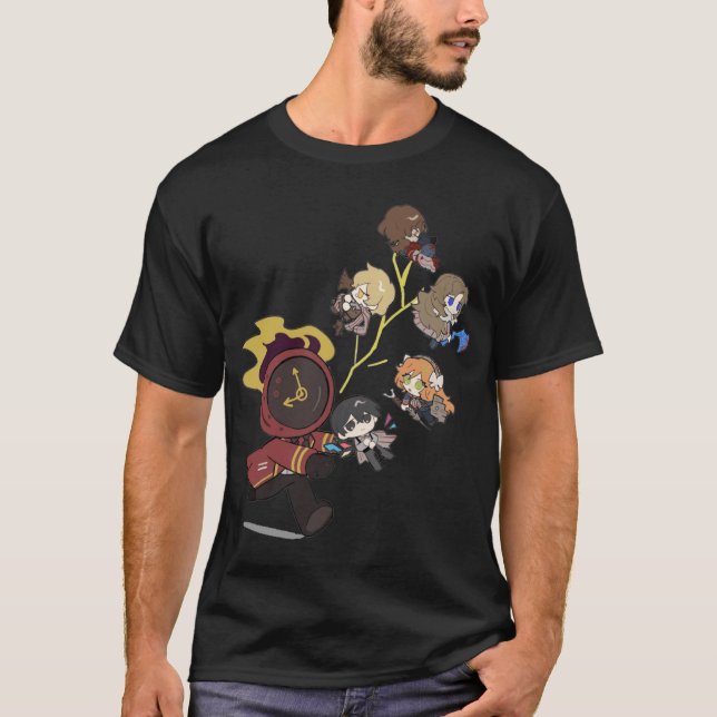 T-shirt limbus company Inspired fanart characters friend (Devant)