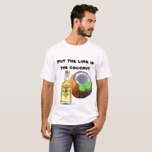 T-Shirt Lime dans la noix de coco