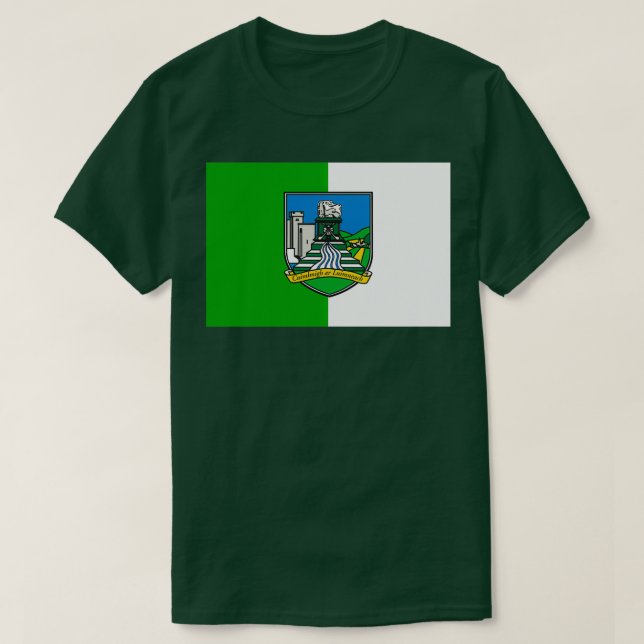 T-shirt Limerick GAA Crest et couleurs du comté (Design devant)