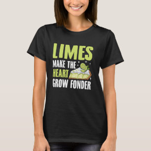 T-shirt Limes Faire pousser le coeur Fonder Clé Lime Pie