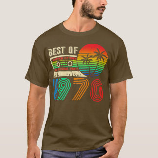 T-shirt Limite à la cassette à Vintage Best of 1970