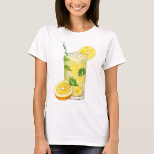 T-Shirt Limonade – Tee graphique de boisson d'été