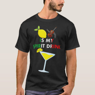 T-shirt Limoncello Lemon Cello est mon esprit Boire Drôle