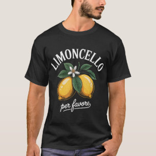 T-shirt Limoncello Par Faveur Italien Lover Citron