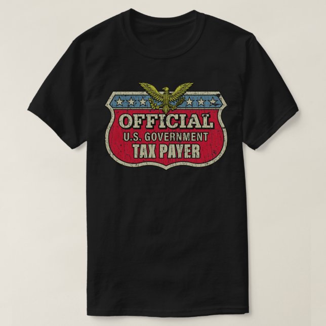 T-shirt L'impôt est le vol officiel U (Design devant)