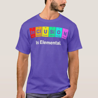 T-shirt L'inclusion est un élément LGBT Gay pride Mois