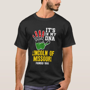 T-shirt Lincoln du Missouri, LUM, Conception de souvenir H