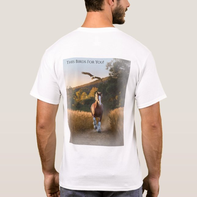 T-shirt Lincoln the Bald Eagle (Dos)