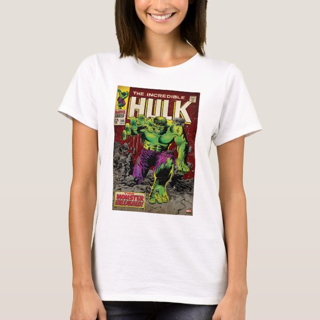 T-shirt L'incroyable bande dessinée Hulk #105 (Devant)