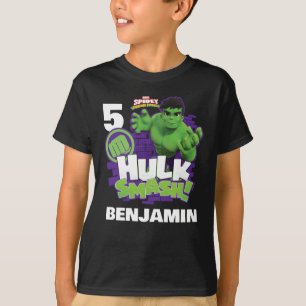 T-shirt L'incroyable Hulk Smash Anniversaire