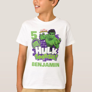T-shirt L'incroyable Hulk Smash Anniversaire