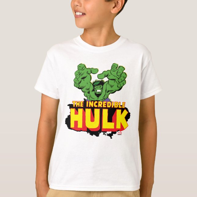 T-shirt L'incroyable logo Hulk (Devant)