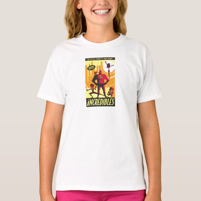 T-shirt L'Incroyable Poster Art Disney (Devant)