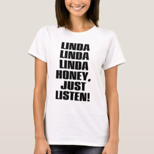T-SHIRT LINDA-CHÉRIÉ-ÉCOUTEZ-SEULEMENT