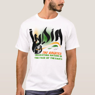 T-shirt L'Inde la plus grande nation de cricket sur la