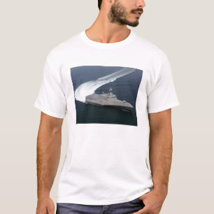 T-shirt L'indépendance de bateau de combat dans le Golfe