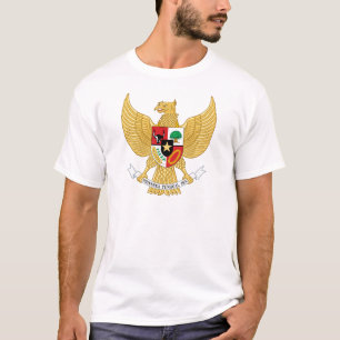 T-shirt L'Indonésie, identification, manteau des bras